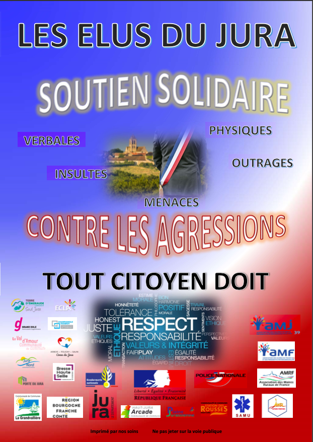 affiche de soutien aux élus du jura