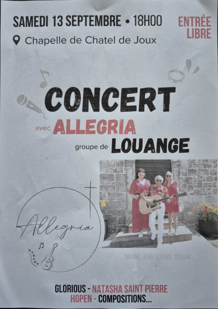 Concert Allegria Louange